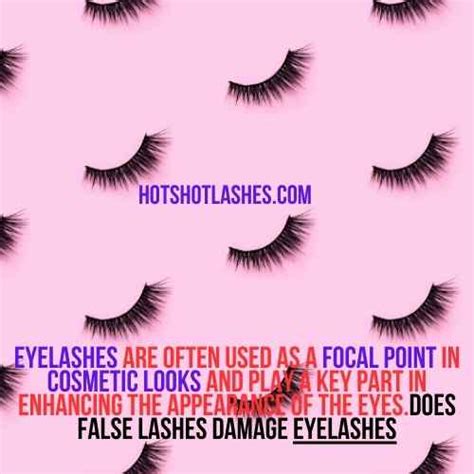 are fake lashes damaging